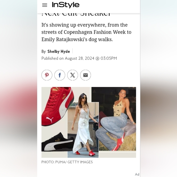 NIB Puma Speedcat sneakers, red, US 6 (mens), EU 38 (about a women's 7.5) - Picture 4 of 12